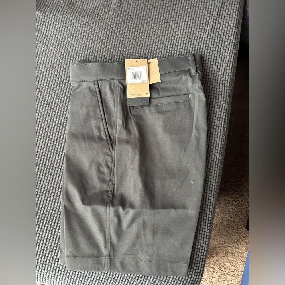 Dark Gray Mens Nike Golf Shorts